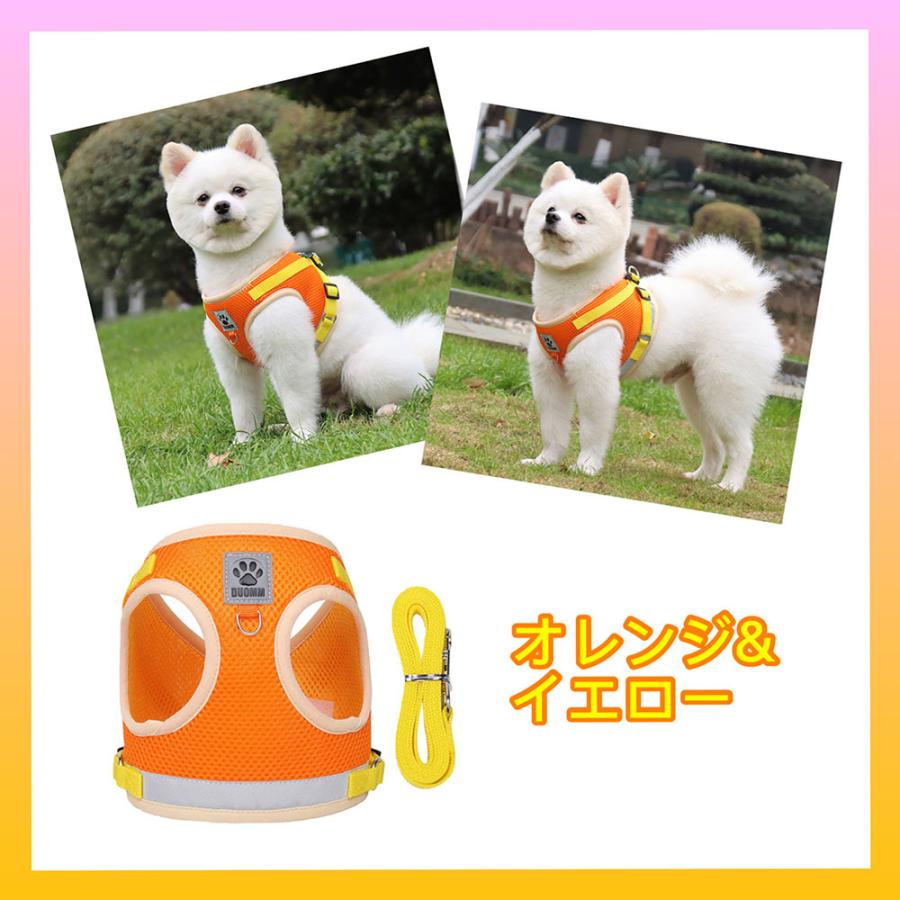 犬 ハーネス リードセット 小型犬 中型犬 胴輪 抜けない かわいい 簡単