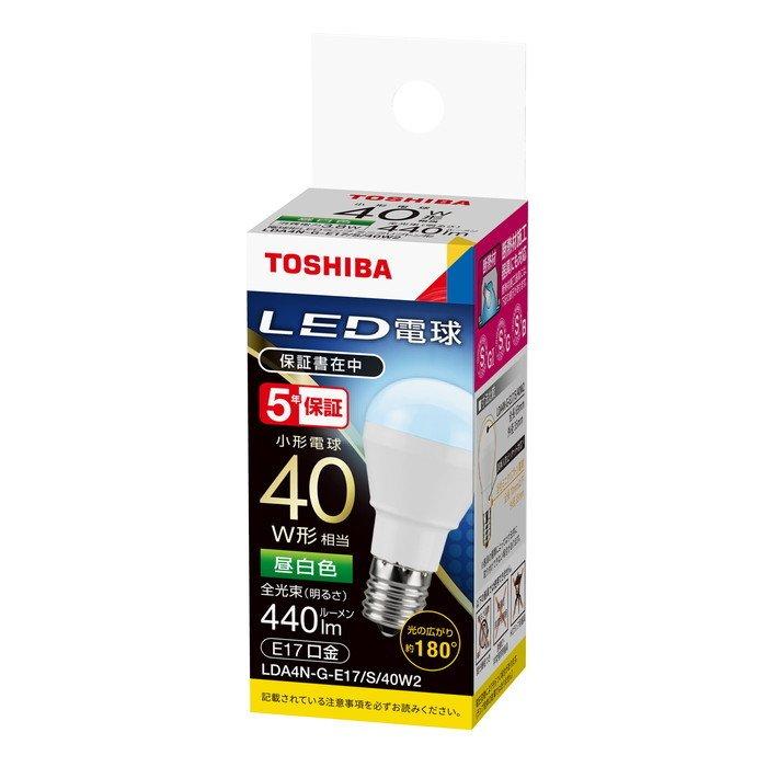 東芝 E17口金 LED電球 LDA4N-G-E17/S 7個 東芝ライテック LED電球 LDA4N-G-E17/S/40W2 (LDA4NGE17S40W2