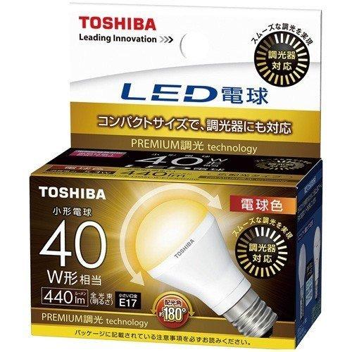 Led電球 東芝 E17口金 電球色 ミニクリプトン形 広配光タイプ 小形電球40w形相当 Lda5l G E17 S D40w Lda5lge17sd40w 住まいるライト 通販 Paypayモール