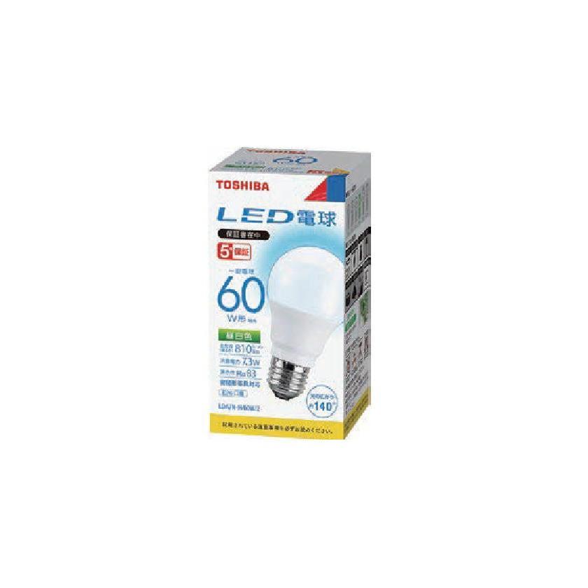 東芝ライテック LED電球 一般電球形 下方向タイプ 一般電球60W形