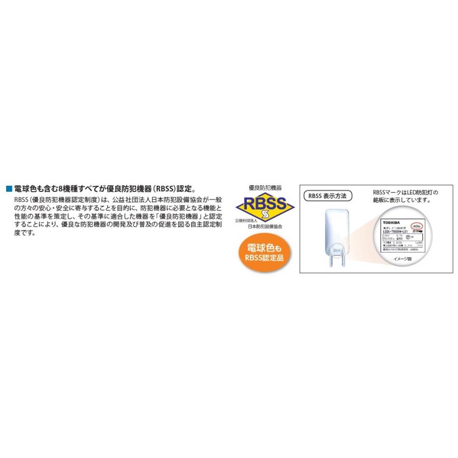 (4台セット)LED防犯灯 東芝ライテック(TOSHIBA) LED防犯灯 LEDK-78928N-LS1 (LEDK78928NLS1)LEDK-78927N-LS1の代替品｜smilelight｜06