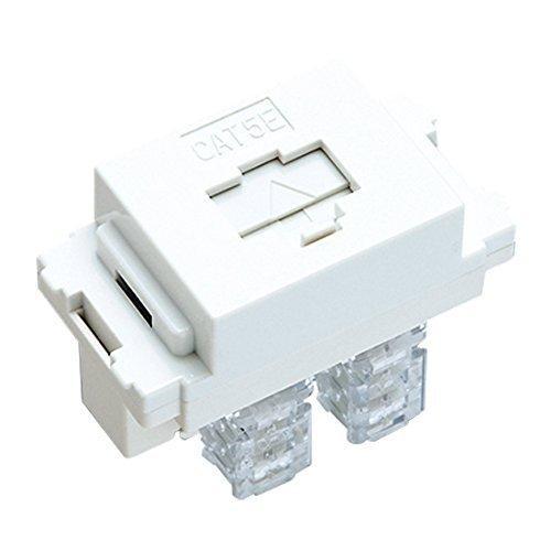 東芝ライテック LAN用モジュラーコンセントCAT5 NDG8068(WW