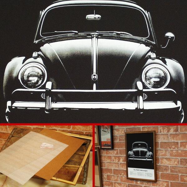 ◉ 額装 フレーム 空冷 VW ビートル スプリット TELEFUNKEN ◉ 車両カルテ】1949年式 VW TYPE-1 ビートル スプリットウィンドウ