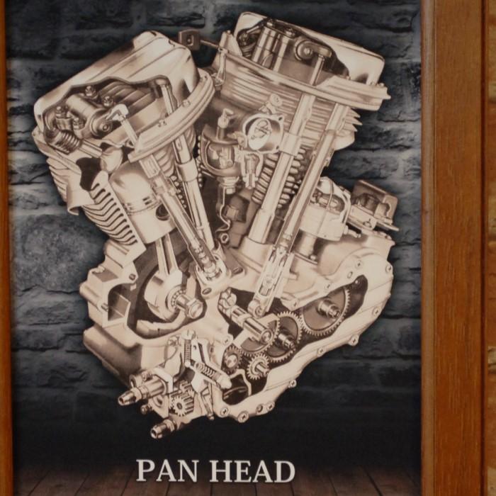 ハーレーエンジンポスター 横59,縦80cm ●高品質 厚手キャンパス地 Amazon.co.jp: ハーレー エンジン ポスター キャンバス