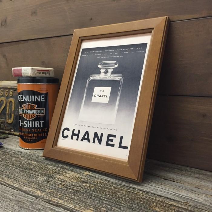 シャネル 複製広告 ポスター B5フレーム付き ◇ CHANEL 香水の広告 No