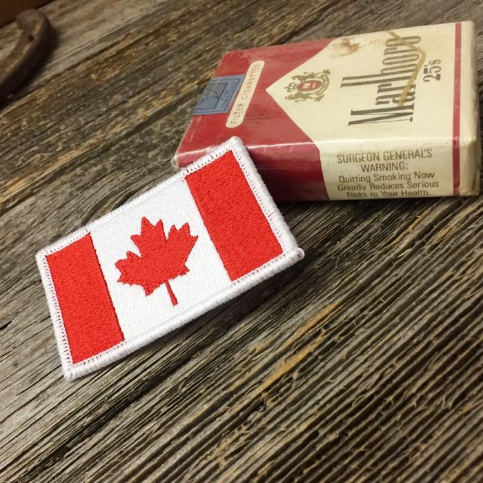 CANADA 国旗柄 刺繍 ワッペン ◆ パッチ カナダ メープルリーフ旗 カエデ CAWP90｜smilemaker2525｜03