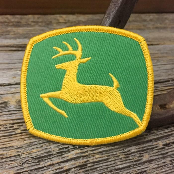ジョンディア 鹿ロゴ ワッペン ◇ John Deere トラクター 農耕車