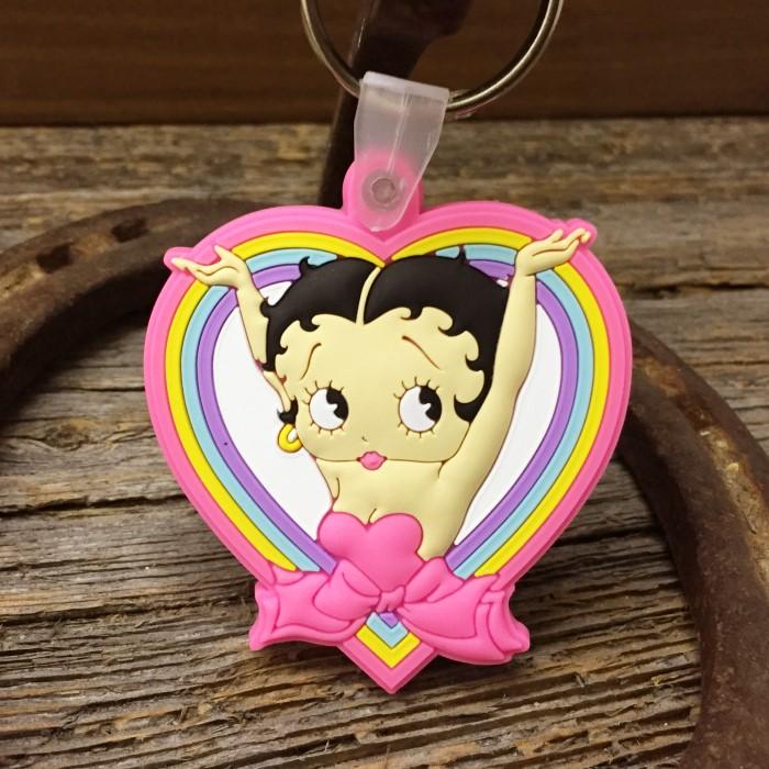 Betty Boop ラバー キーホルダー ◇ ベティちゃん アメコミ