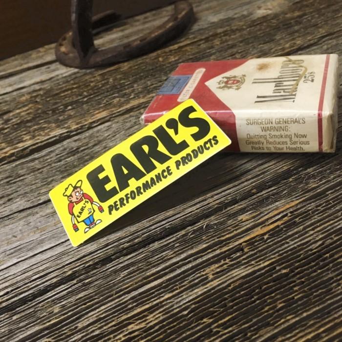 EARL'S ロゴ レーシング ステッカー ◇ アールズ オートパーツ シール