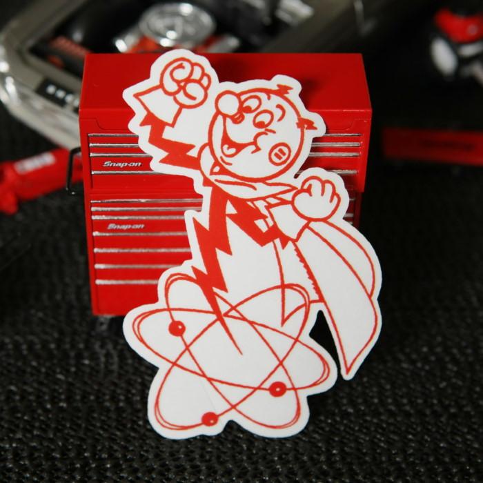 レディ キロワット ステッカー 左右向き セット ◇ Reddy Kilowatt