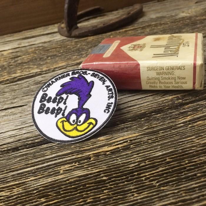 ロードランナー 丸型 刺繍 ワッペン ◇ パッチ Beep! ワーナー