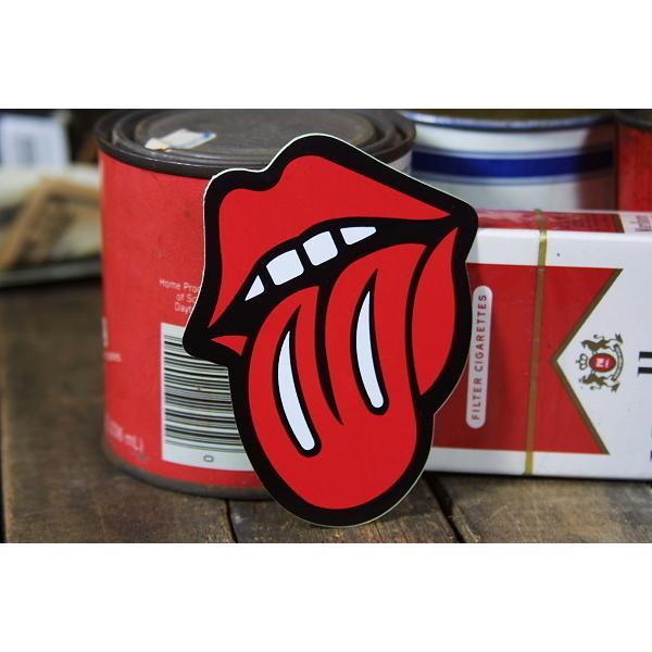 ローリングストーンズ 舌ロゴ風 ステッカー ◇ シール stones
