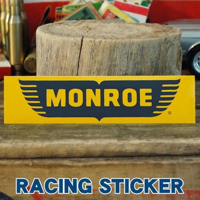 MONROE 旧ロゴ バナー ステッカー ◇ シール モンロー ショック パーツ