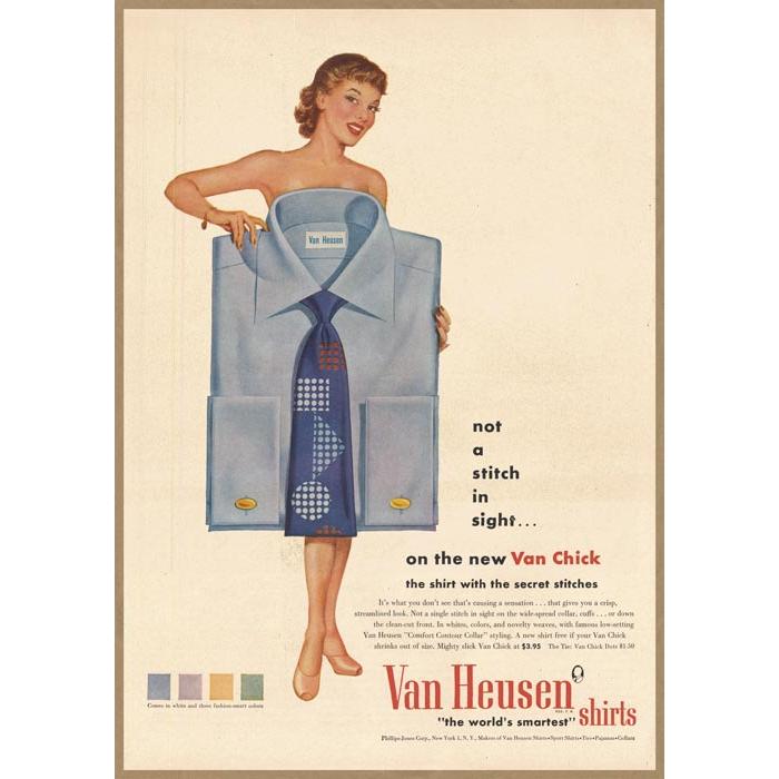 Van Heusen ファッション レトロミニポスター B5サイズ ◇ ヴァン