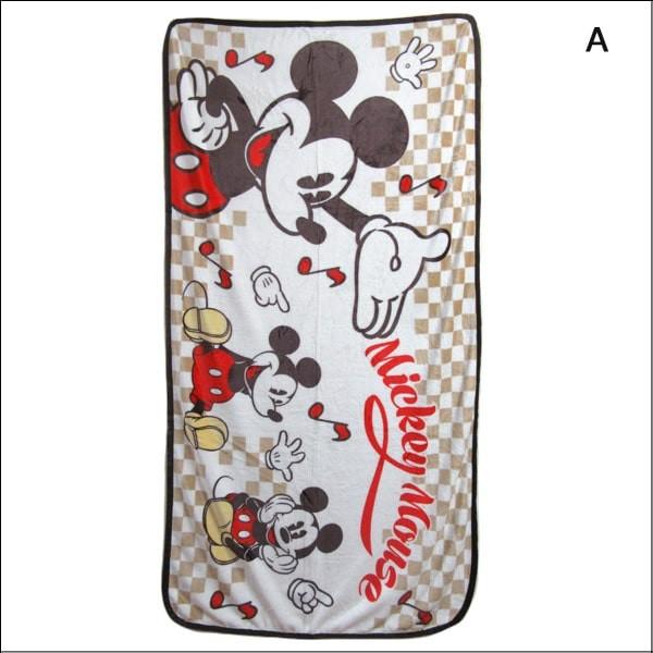 Disney キャラクター ロングブランケット 毛布 Aミッキー Bトイ Disney キャラクター ロングブランケット 毛布 Aミッキー Bトイ