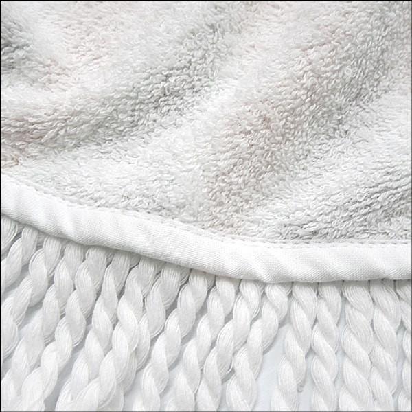 ラウンドタオル ラウンドビーチタオル (約)直径140cm Aグリーンペイズリー B