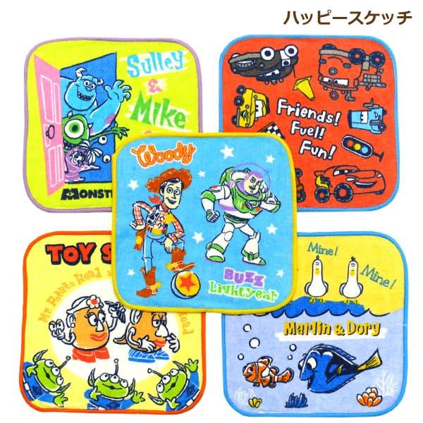 Disney ミニタオル キャラクター 5枚 セット タオルハンカチ 制