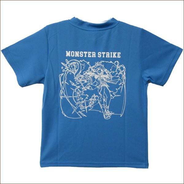 モンスターストライク メッシュ 半袖 ハーフジップ Tシャツ