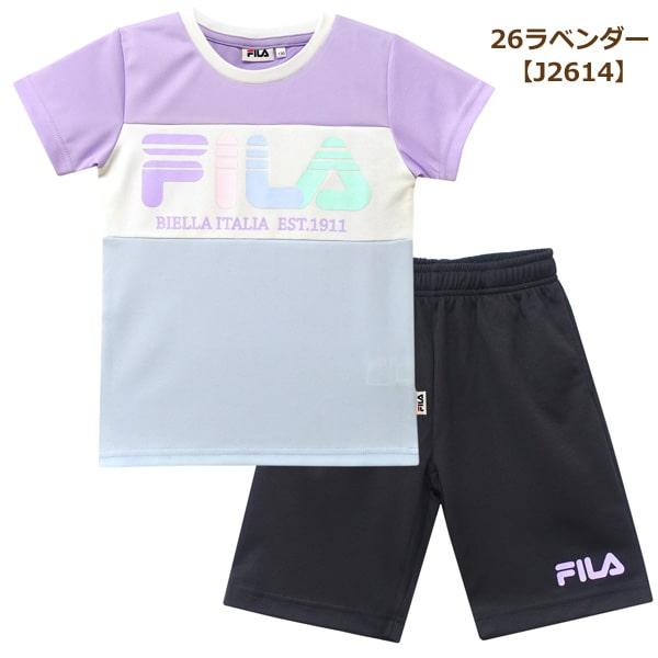 FILA フィラ キッズ ジャージ 半袖 上下 セット 吸汗速乾 女の子 Tシャツ ハーフパンツ 130cm 140cm 150cm 160cm J2613 J2614 J2616｜smilemako｜09