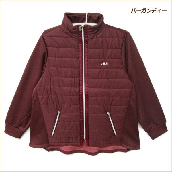 FILA レディース UV発熱綿エアライトジャケット LL 3L 13号 15号 FILA レディース UV発熱綿エアライトジャケット LL 3L 13号 15号