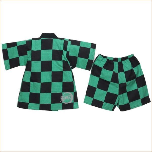 BANDAI 男の子 女の子 鬼滅の刃 甚平 90cm 95cm 100cm 竈門炭