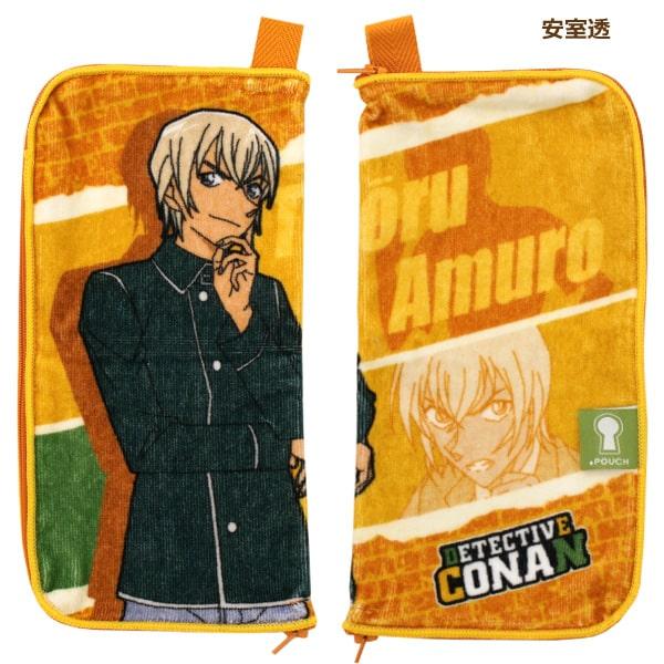 どっとポーチ ファスナー付きタオル 名探偵コナン キャラクター どっとポーチ ファスナー付きタオル 名探偵コナン キャラクター