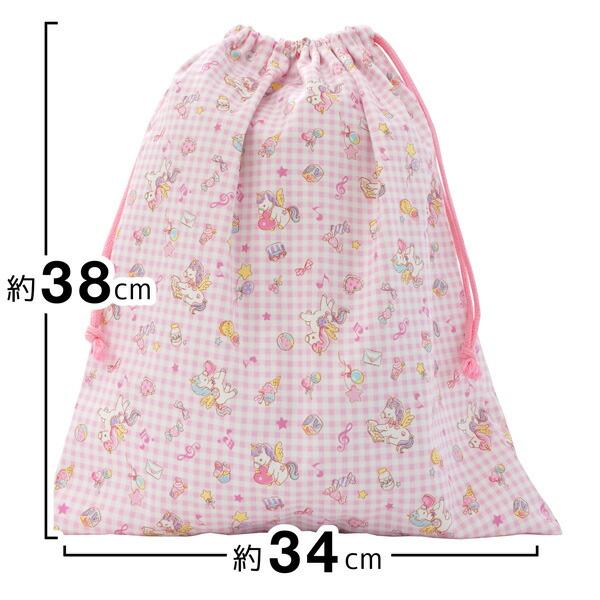nicomako 巾着袋 大 小学校 日本製 体操服袋 きんちゃく L nicomako 巾着袋 大 小学校 日本製 体操服袋 きんちゃく L