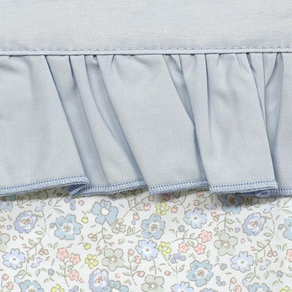 レッスンバッグ 女の子 切替柄059 チェック チェリー フラワー