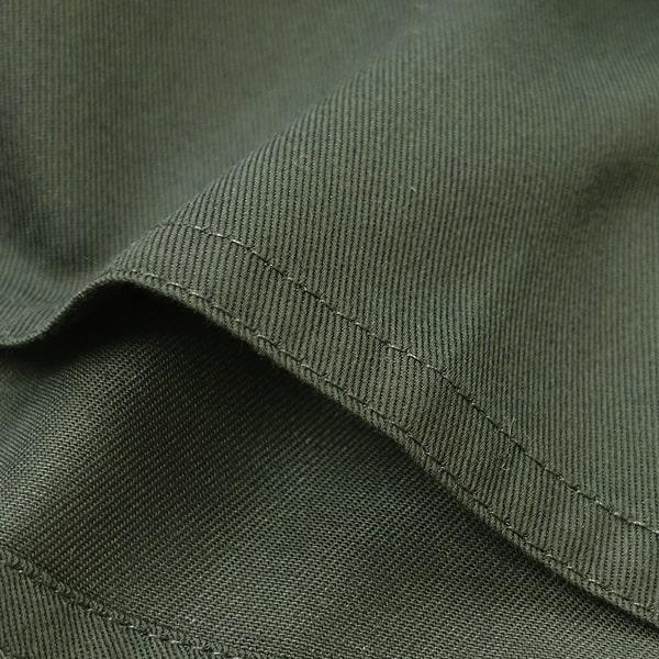 エプロン サイドボタン 撥水加工 無地 レディース 大きいサイズ