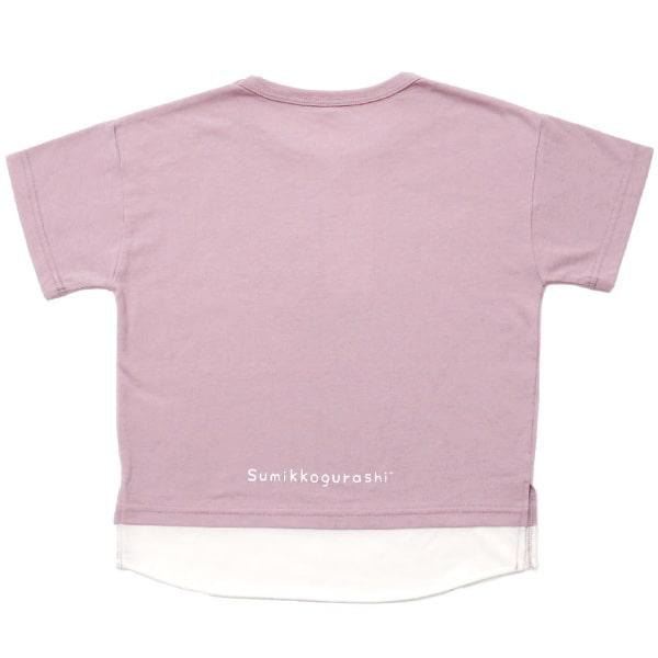 すみっコぐらし 服 半袖Tシャツ 重ね着風 女の子 キッズ 半袖 T すみっコぐらし 服 半袖Tシャツ 重ね着風 女の子 キッズ 半袖 T