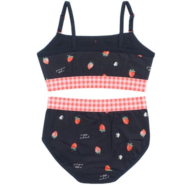 np school 下着 女の子 ハーフキャミ ショーツ 2点 セット