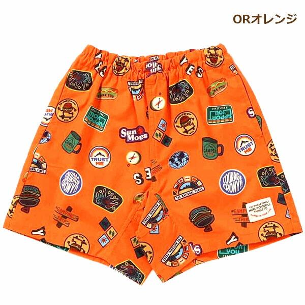 F.O.KIDS（エフオーキッズ） 水陸両用 パンツ 撥水加工 総柄 男の子