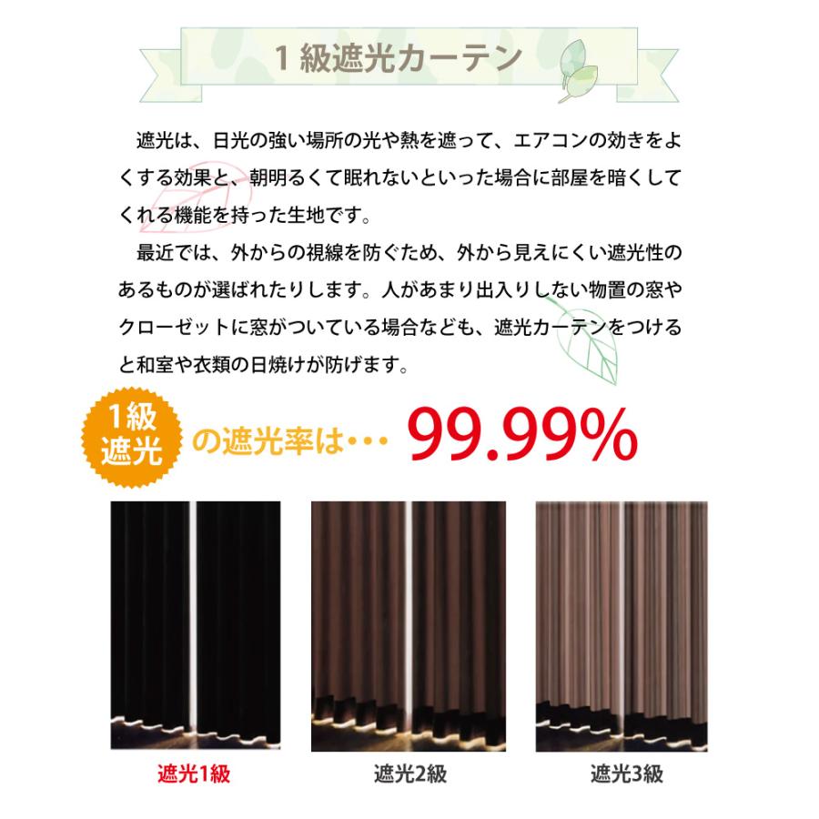 スマイル商店 ハトメカーテン 遮光1級 目隠し 間仕切り おしゃれ 幅