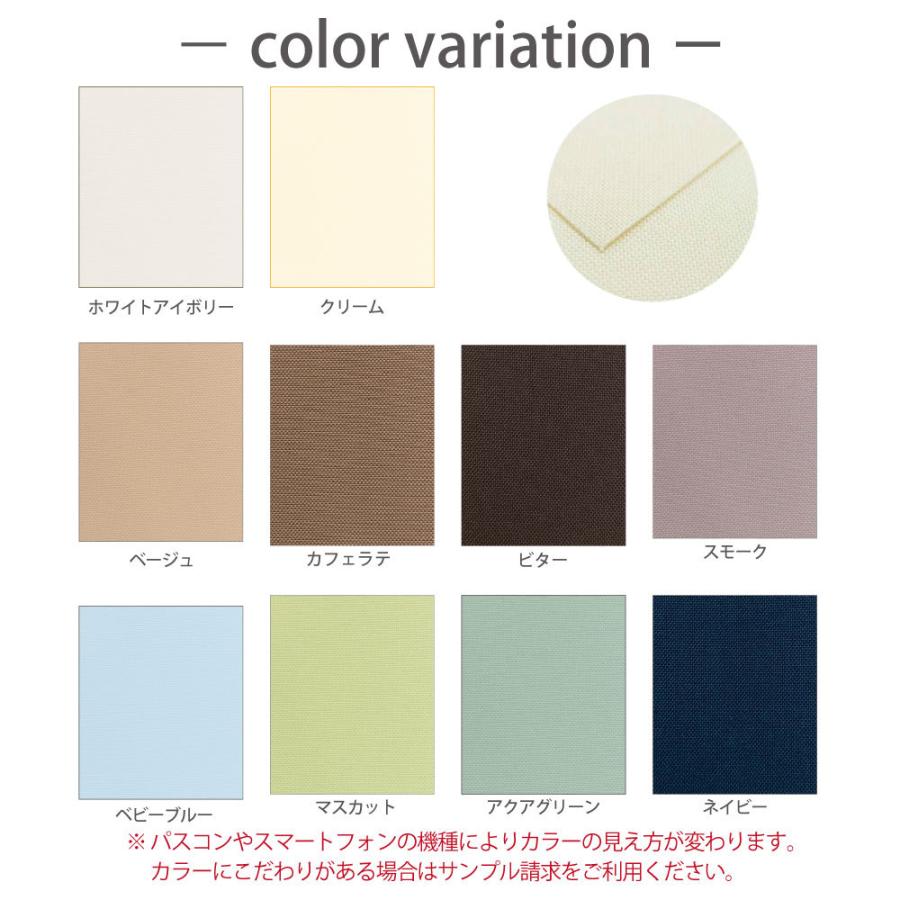 立川機工 ロールスクリーン 遮熱 洗濯可 ロールカーテン 10色 選べる