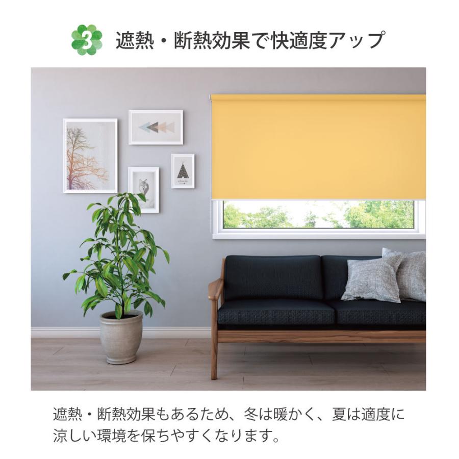 立川機工 ロールスクリーン 遮光 防炎 ロールカーテン 遮光2級 8色
