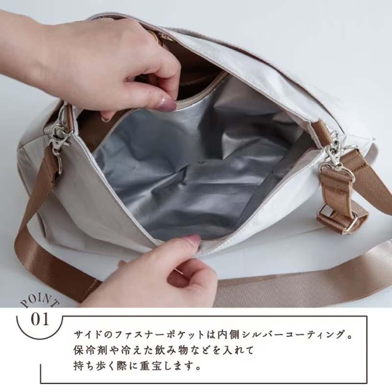 SALE 撥水保冷ミニショルダー 保冷 保温 マチ付き レジ袋 エコバッグ