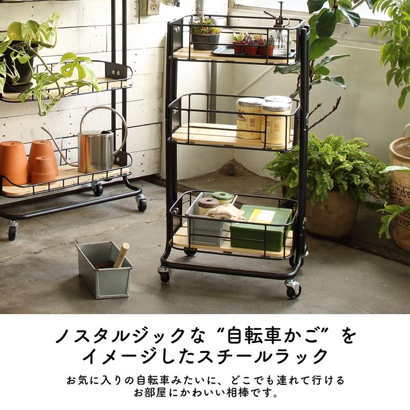 ワゴン 収納 ラック スチールラック 3段ラック キャスター付き ワゴン 収納 ラック スチールラック 3段ラック キャスター付き