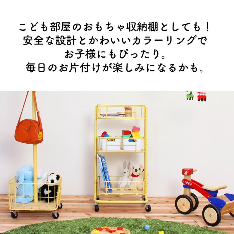 ワゴン 収納 ラック スチールラック 3段ラック キャスター付き ワゴン 収納 ラック スチールラック 3段ラック キャスター付き