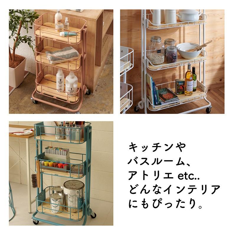 ワゴン 収納 ラック スチールラック 3段ラック キャスター付き ワゴン 収納 ラック スチールラック 3段ラック キャスター付き