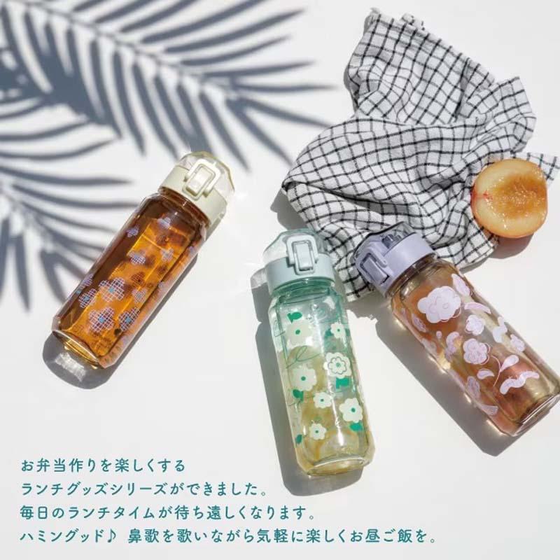クリアボトル 520ml ワンタッチボトル ウォーターボトル おしゃれ マイ