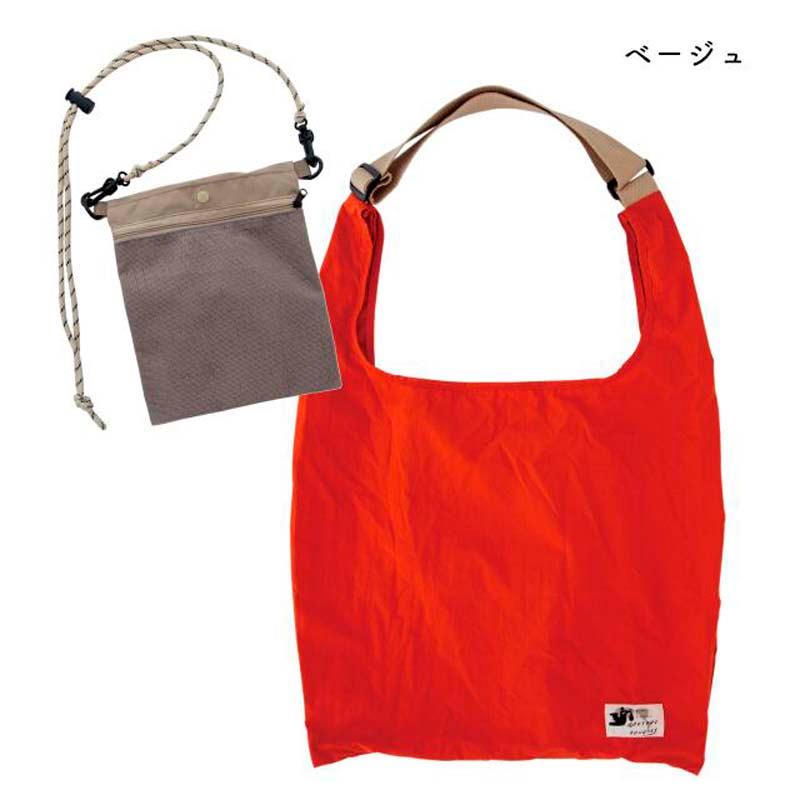 ショルダーバッグ サコッシュ エコバッグ 2Way サブバッグ 旅行 肩掛け