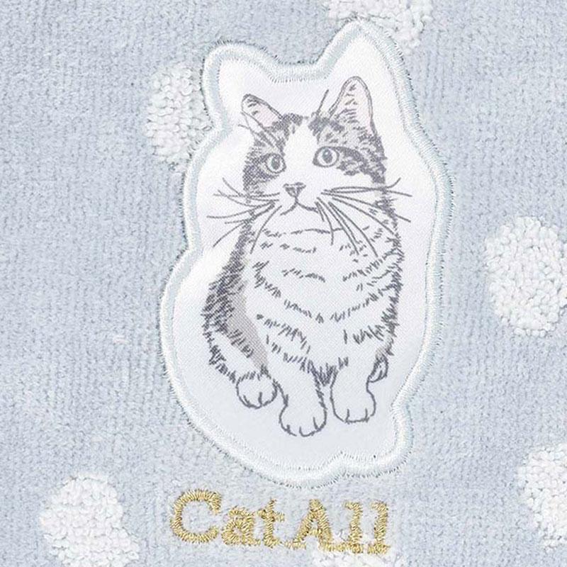タオルハンカチ 猫 タオル ハンカチ キャット 刺繍 おしゃれ かわいい