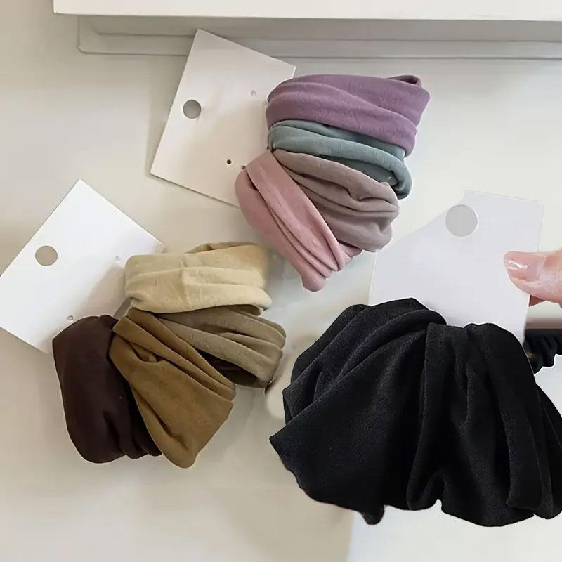 ヘアゴム 4個セット 幅広 太い ポニーテール 4本セット ヘア