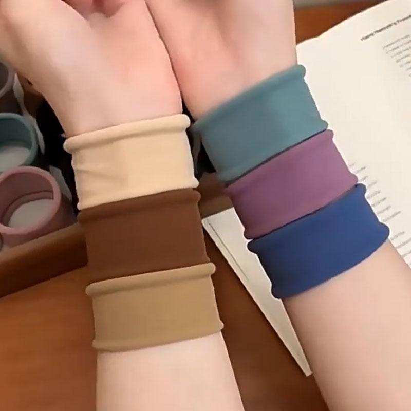 ヘアゴム 4個セット 幅広 太い ポニーテール 4本セット ヘア