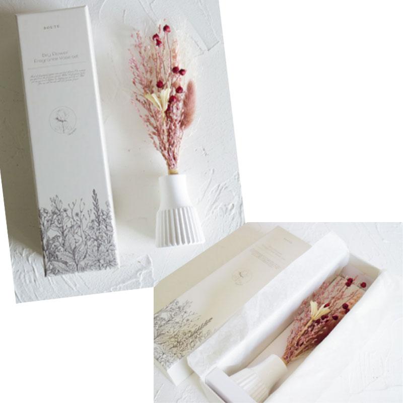 ドライフラワー フレグランス ベースセット アロマストーン 石膏 花瓶