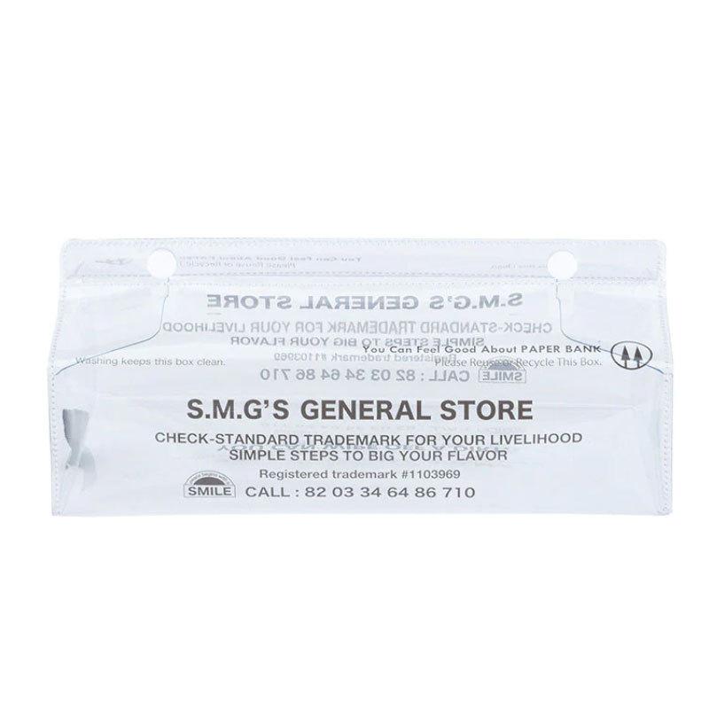 ティッシュカバー テンテ COMMERCIAL コマーシャル クリア ティッシュ