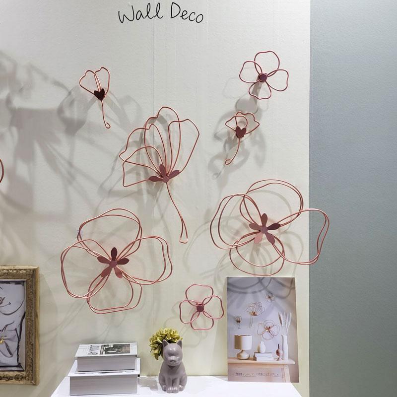 ウォールデコ フラワー アイアン ウォール デコ 壁 おしゃれ