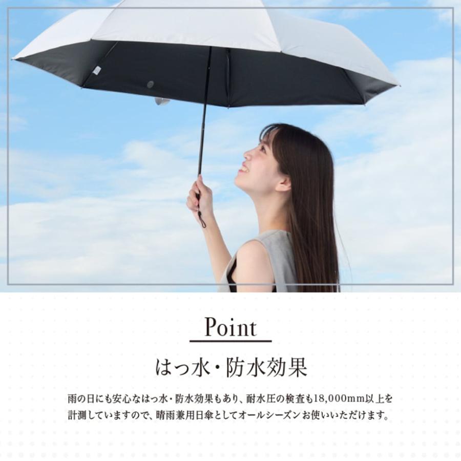 日傘 折りたたみ 完全遮光 100％ 両面プリント 晴雨兼用 おしゃれ 遮光