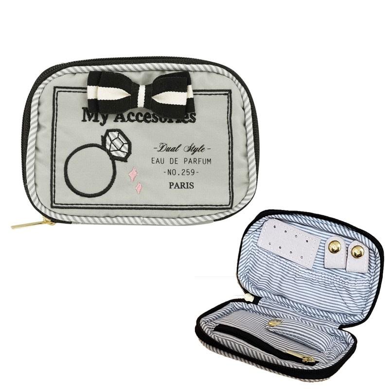 ジュエリー ケース アクセサリー ポーチ 収納 シルエット 携帯 デュアルスタイル ピアス イヤリング ブレスレット リング 小物 ポーチ 指輪 小さめ コンパクト Po A 0005 雑貨のセレクトショップsmileme 通販 Yahoo ショッピング