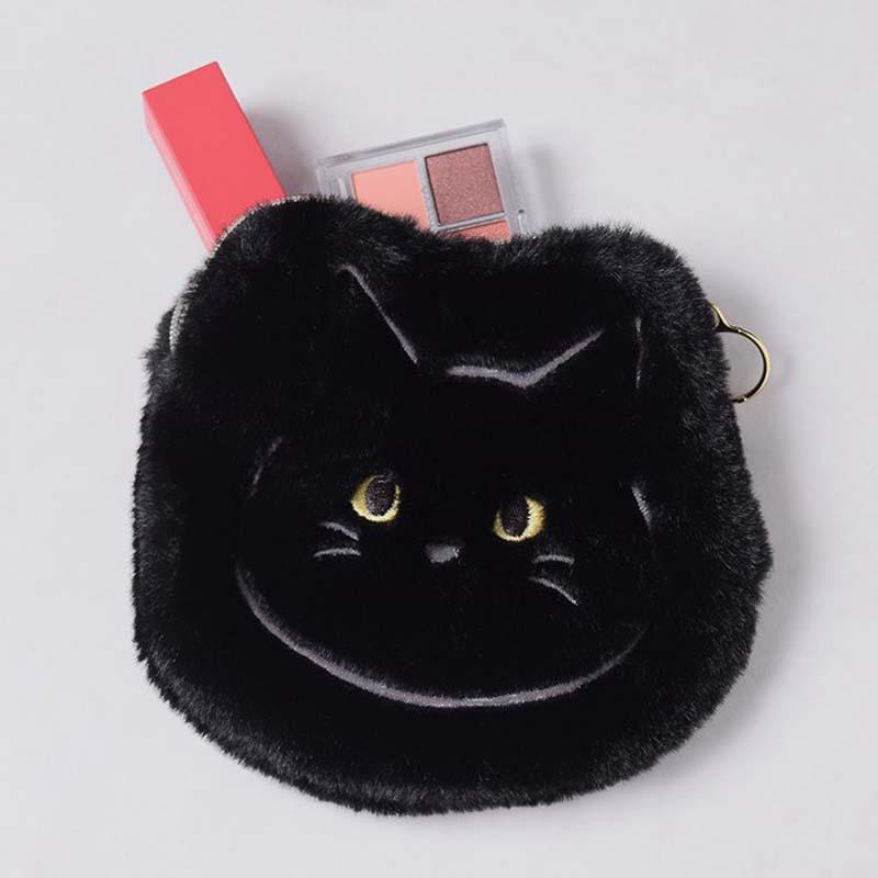 SALE ポーチ もふもふ アニマル もこもこ フェイス かわいい 顔
